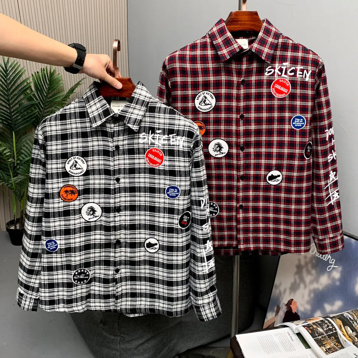Patchwork Rebel Plaid Shirt