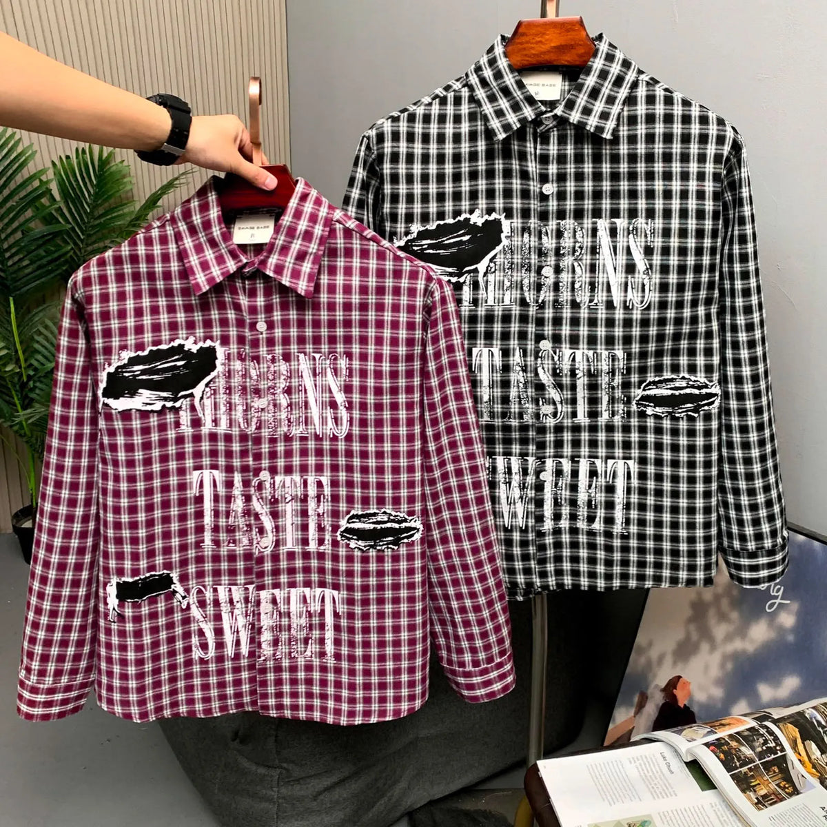 Urban Ink Plaid Shirt