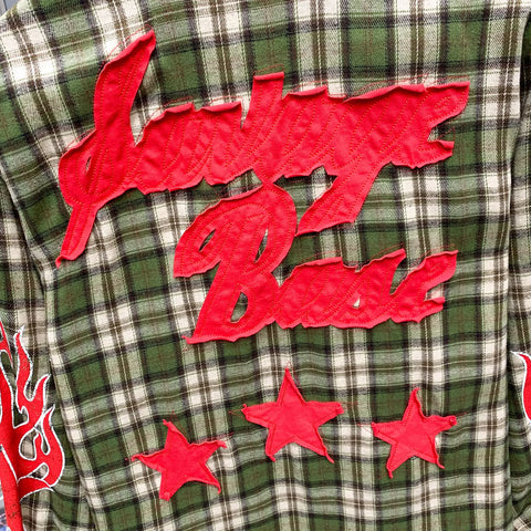 Graphic Plaid Shirt
