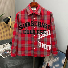 Savage College Plaid Shirt