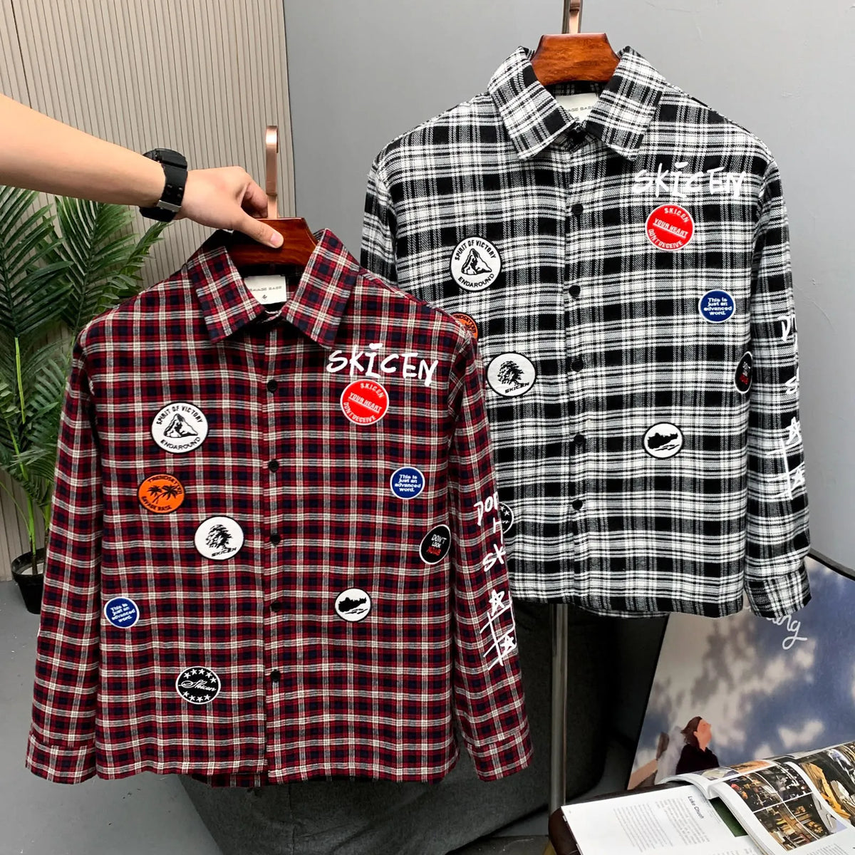 Patchwork Rebel Plaid Shirt