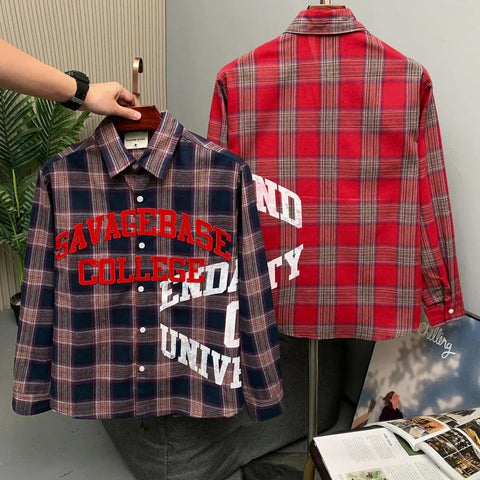 Savage College Plaid Shirt