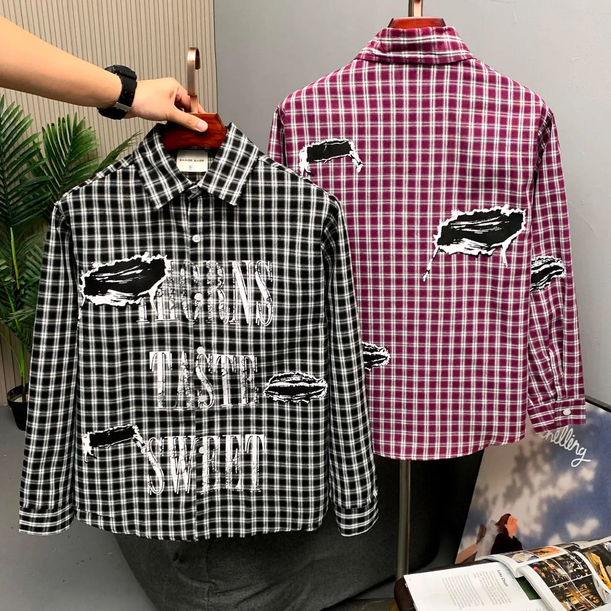 Urban Ink Plaid Shirt