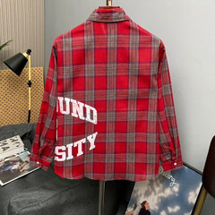 Savage College Plaid Shirt