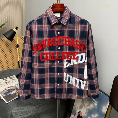 Savage College Plaid Shirt