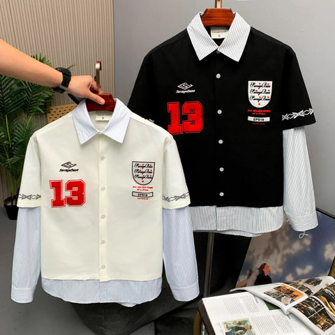 13 Layered Varsity Shirt
