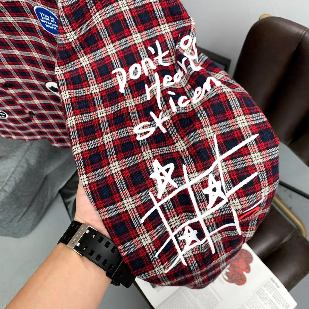 Patchwork Rebel Plaid Shirt