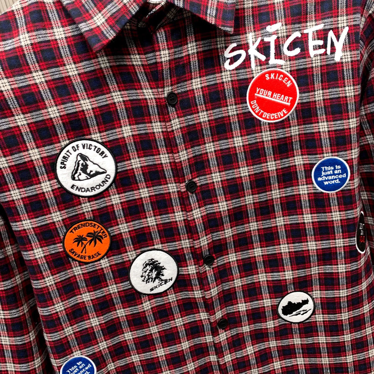 Patchwork Rebel Plaid Shirt